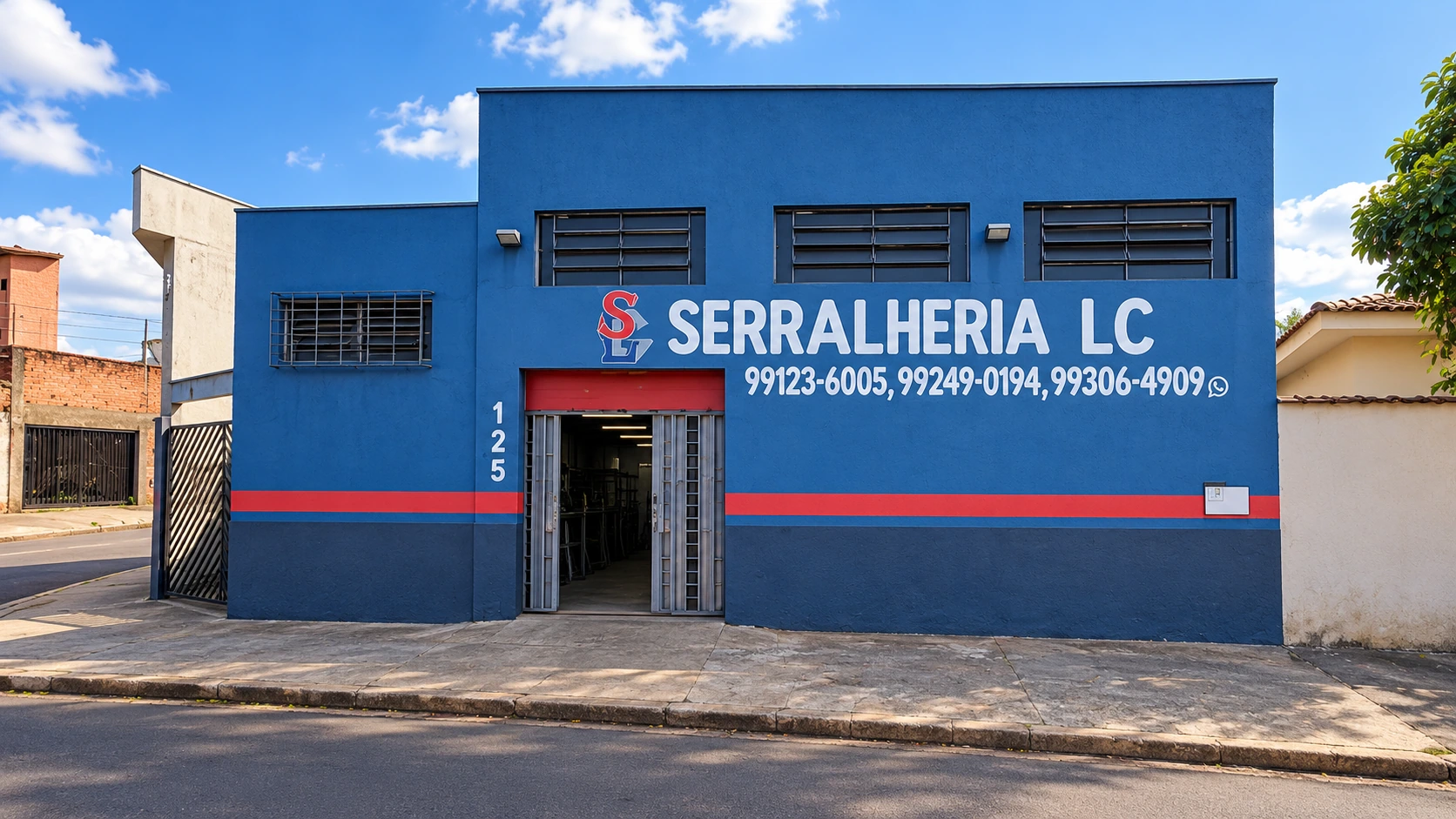 Fachada da Serralheria LC em Ribeirão Preto